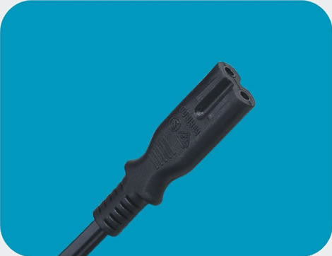IEC 60320 C7八字尾无极性插头 IEC 60320 C7八字尾无极性插头