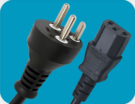三芯丹麦电源线|IEC 60320 C13|品字尾 三芯丹麦电源线|IEC 60320 C13|品字尾