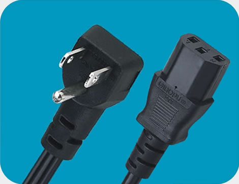 三芯日本电源线|IEC 60320 C13|品字尾 三芯日本电源线|IEC 60320 C13|品字尾