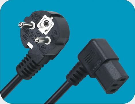 KC插头|IEC 60320 C13|右弯电脑插